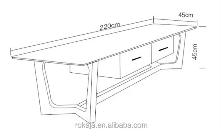طاولة تلفاز بتصميم معاصر