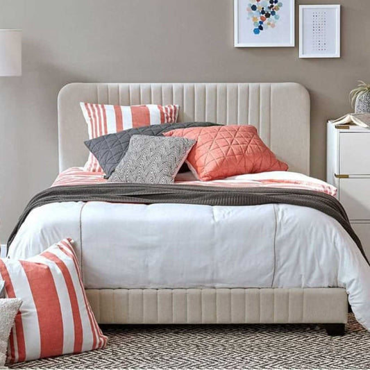 تسوق الان سرير نوم تصميم مودرن من خشب الزان اونلاين| بيوت