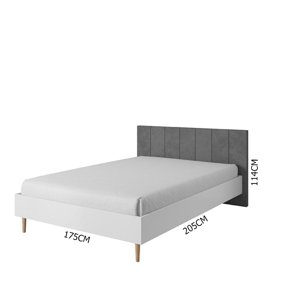 تصفح الان سرير خشبي تصميم عصري باللون الأبيض اونلاين | بيوت