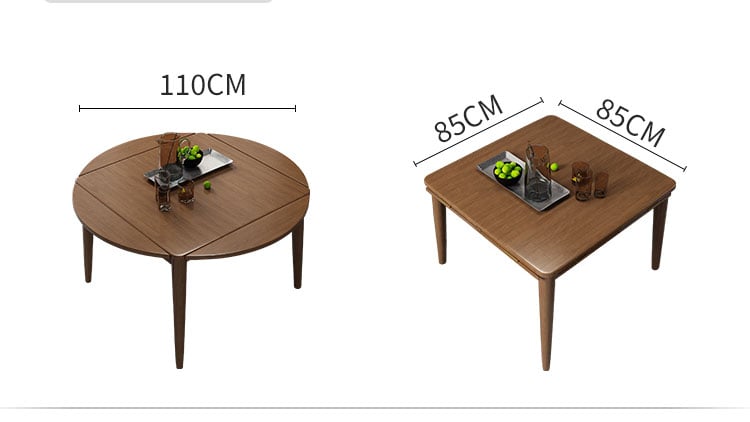 طاولة طعام بتصميم قابل للتمديد
