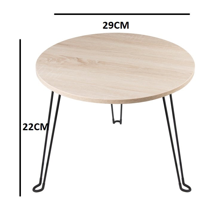 طاولة جانبية بتصميم دائري فاخر