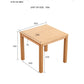 طاولة خشبية بتصميم مميز